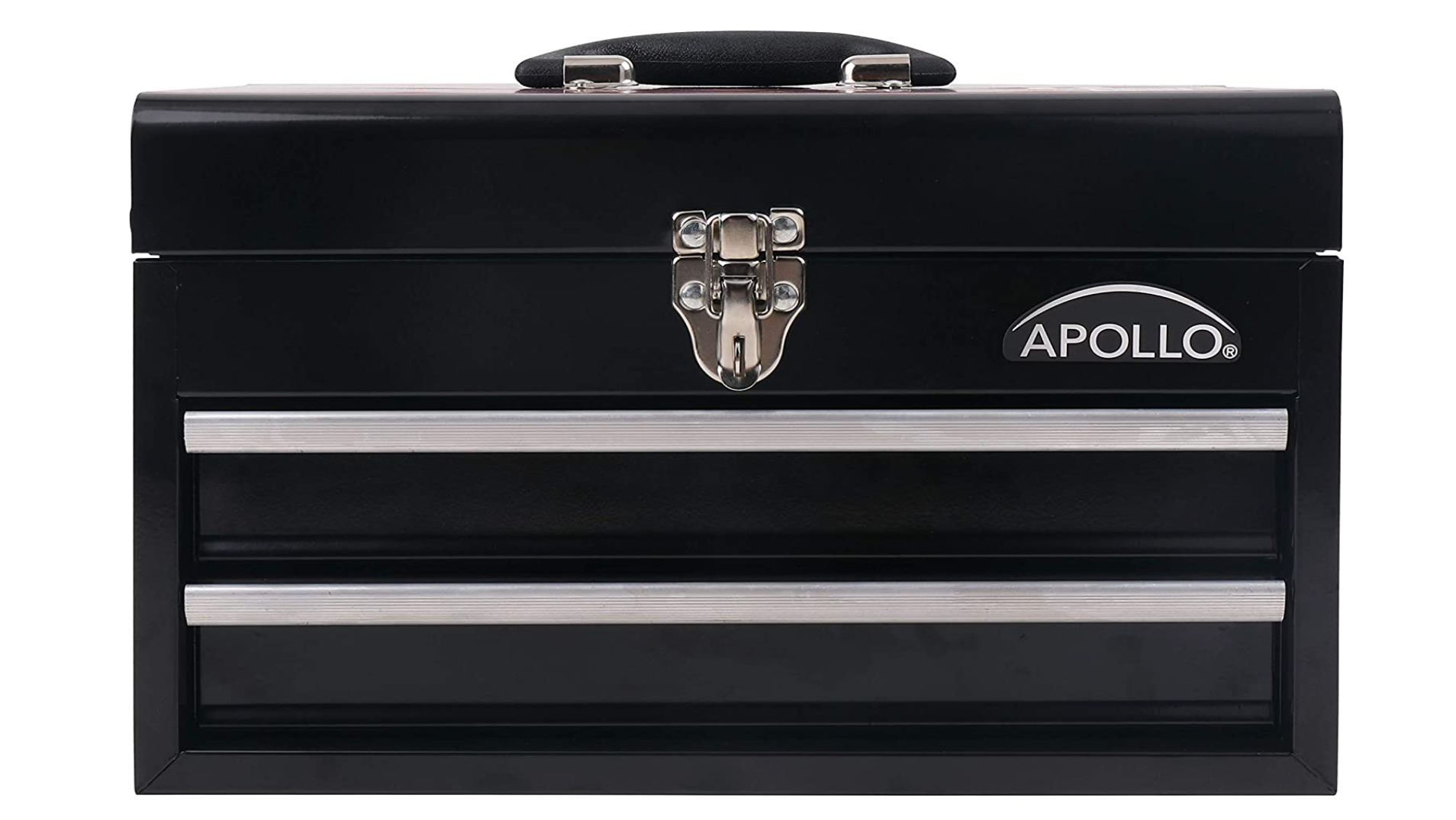 Apollo Tools black and silver tool chest