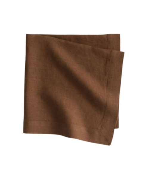 Marin Earth Brown European Certified Linen Napkin