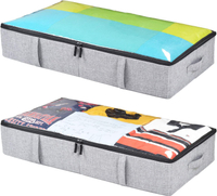 Two Underbed Fabric Storage Containers, $29.99, Amazon