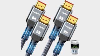 Highwings HDMI 2.1 cables with certification badge on bottom left