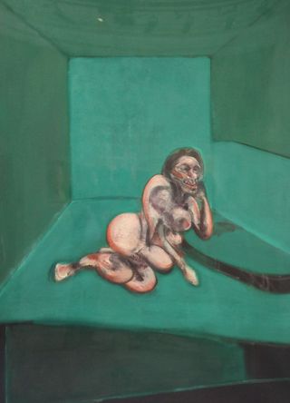 Crouching Nude by Francis Bacon