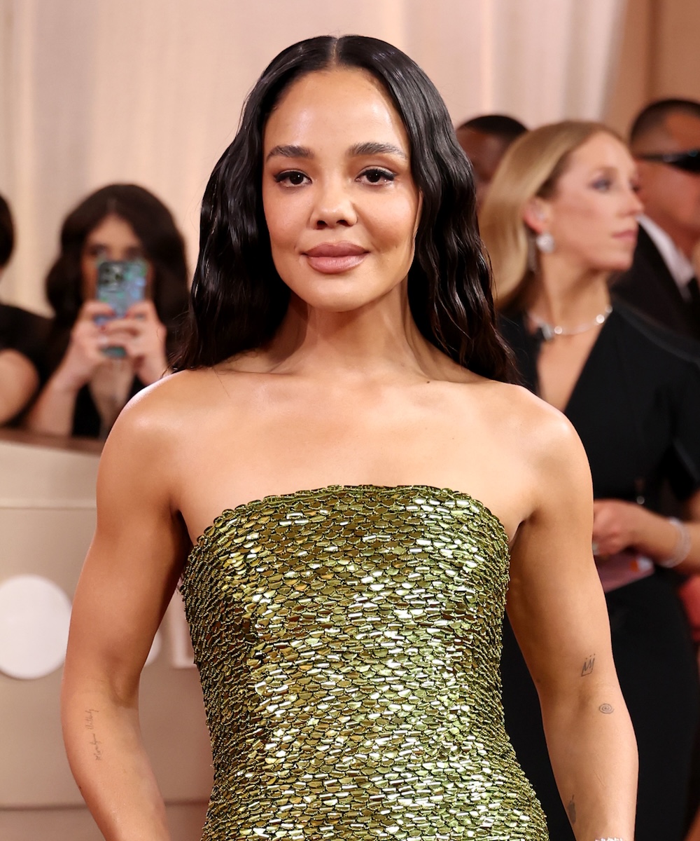 Tessa Thompson at the Golden Globes.