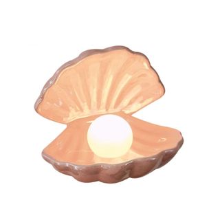A shell shaped lamp
