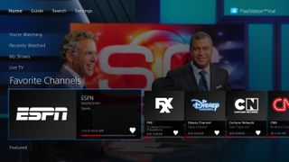 The PlayStation Vue is Tom's Guide's favorite streaming service, but it's missing all of Verizon's channels. Image: Sony.