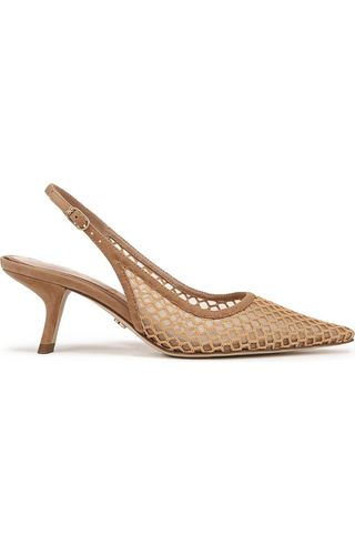 Bianka Slingback Mesh Pointed Toe Pump