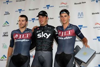 Danny Van Poppel won the prologue ahead of Brenton Jones and Alex Frame