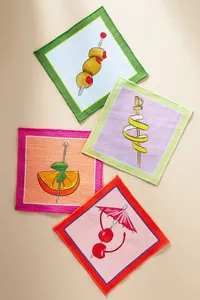 Anthropologie Saluti Cocktail Napkins