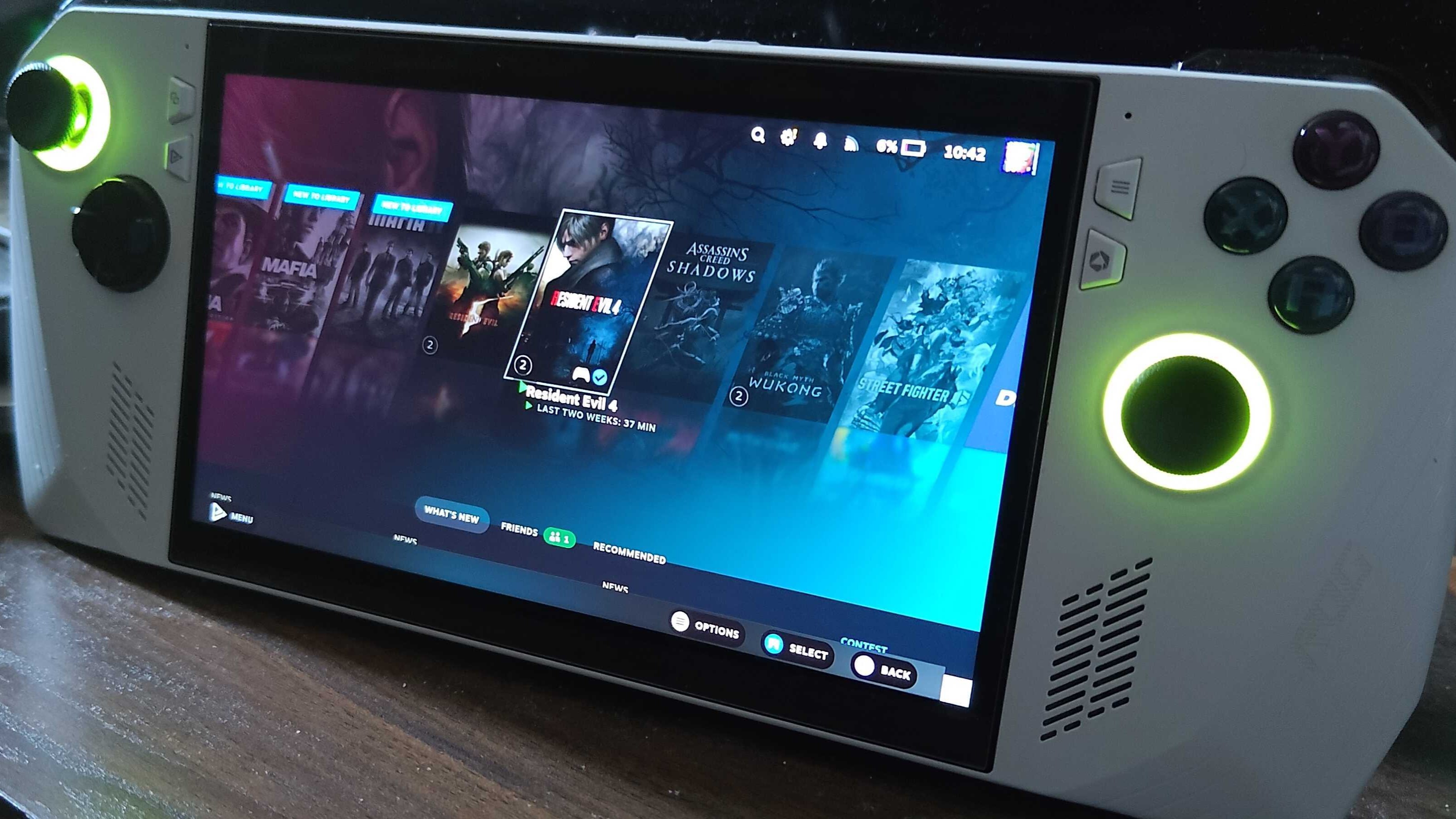 Asus ROG Ally using Bazzite