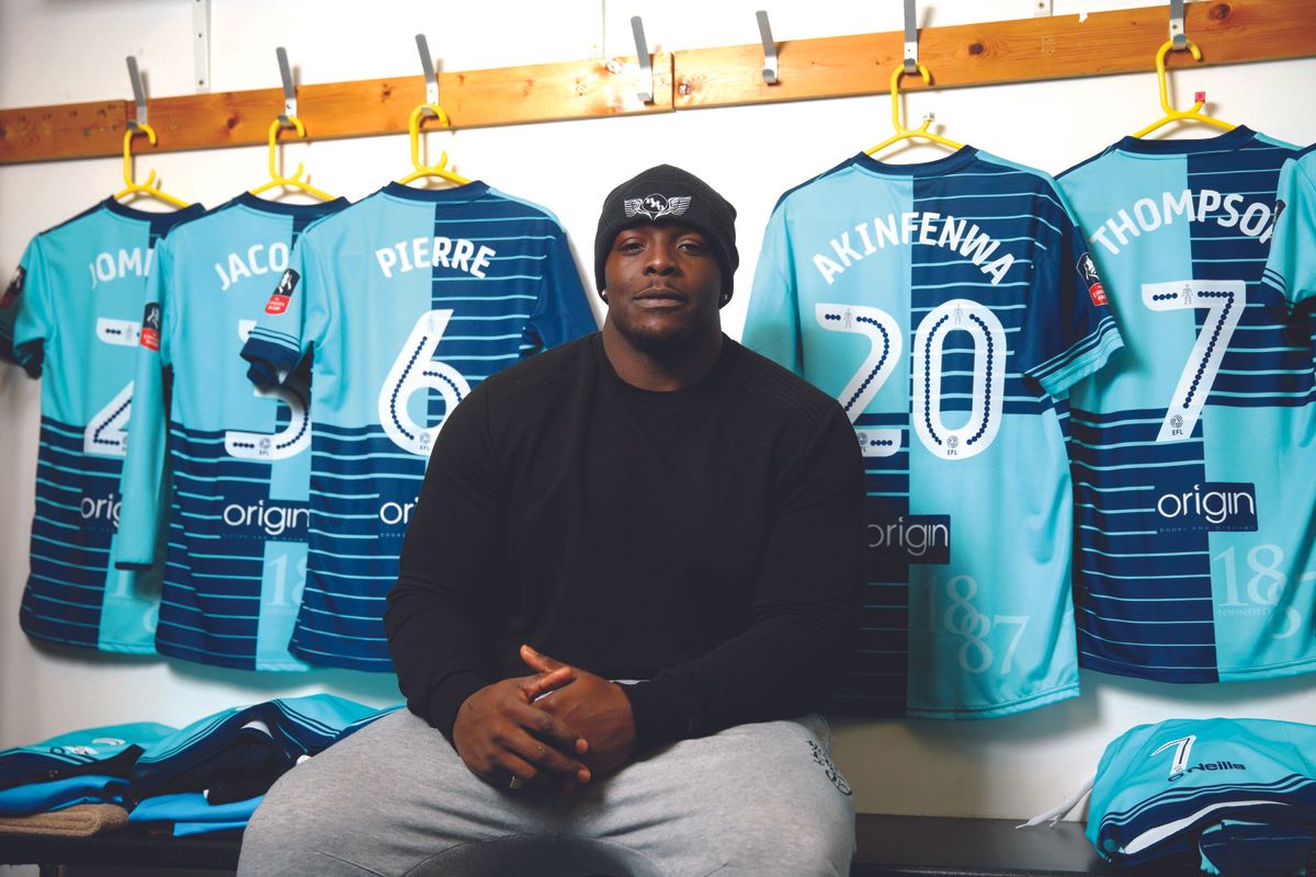 Wycombe player Adebayo Akinfenwa