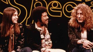 The Pretty Things’s Phil May with Robert Plant and JJ Jackson on Soul Train in 1976