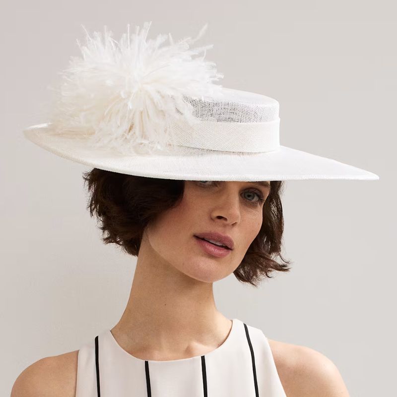 Pom Pom Boater on model 