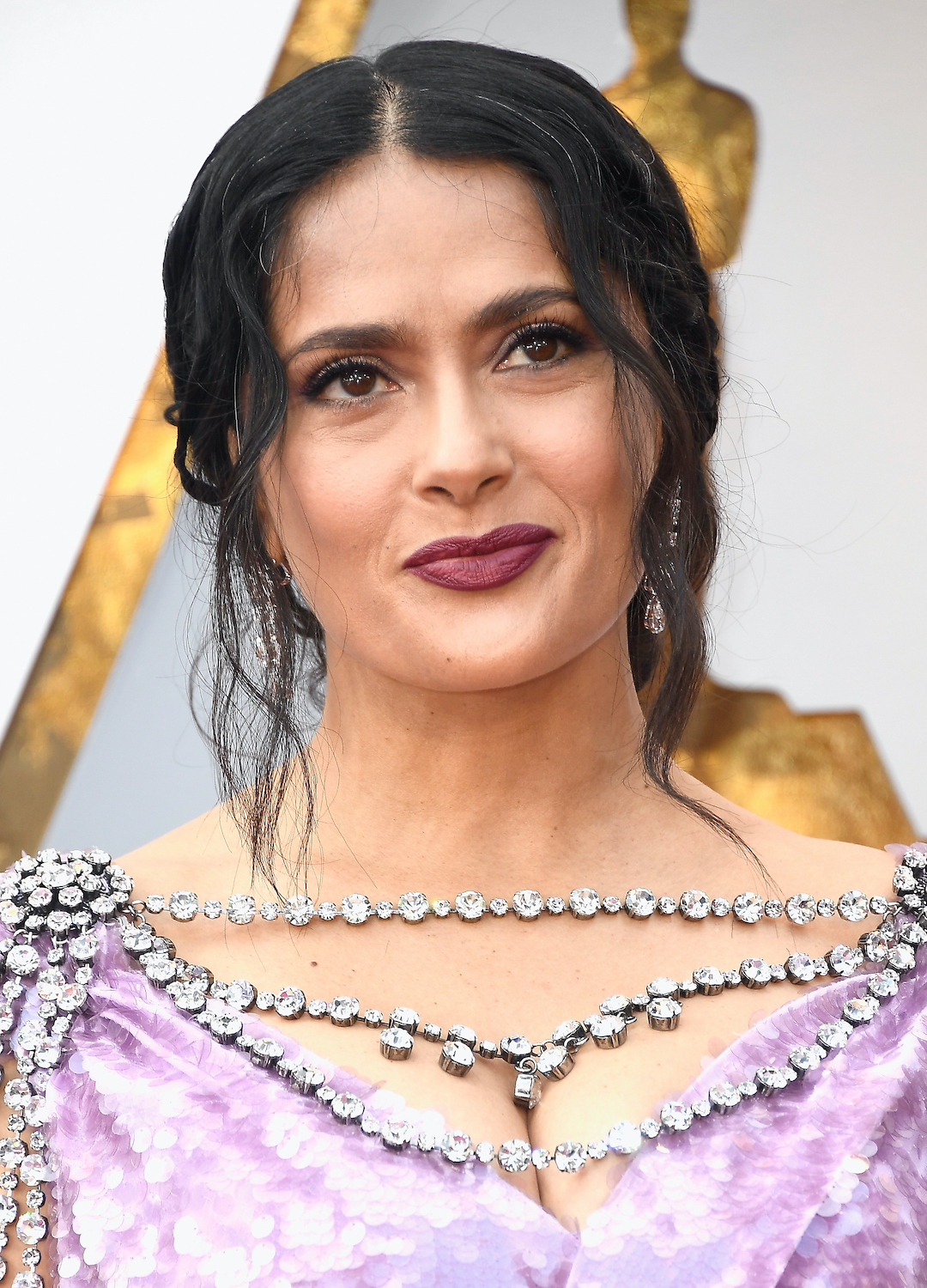 Salma Hayek attends the 90th Annual Academy Awards at Hollywood & Highland Center on March 4, 2018 in Hollywood, California