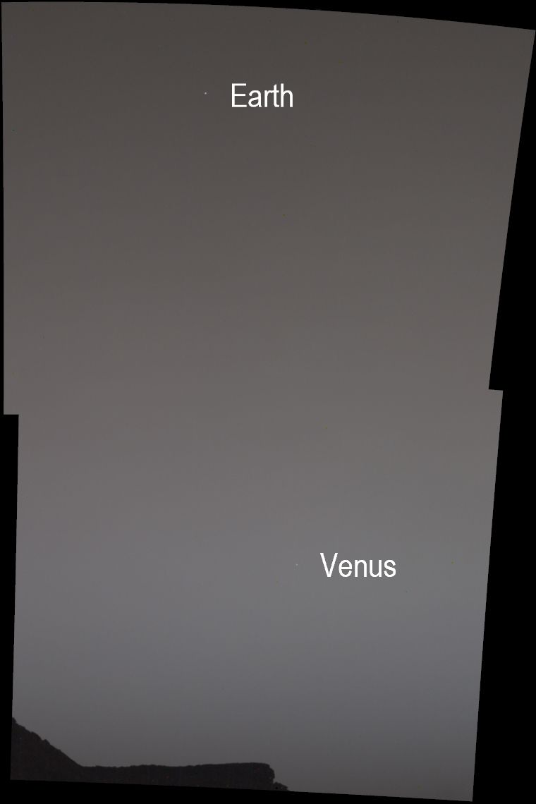 See Earth and Venus from Mars in amazing photos from NASA's Curiosity rover