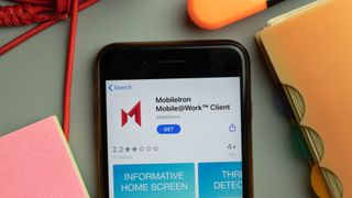 MobileIron app seen on the Apple AppStore