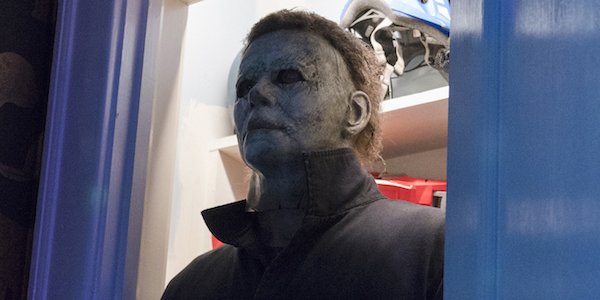 Michael Myers in a closet Halloween 2018