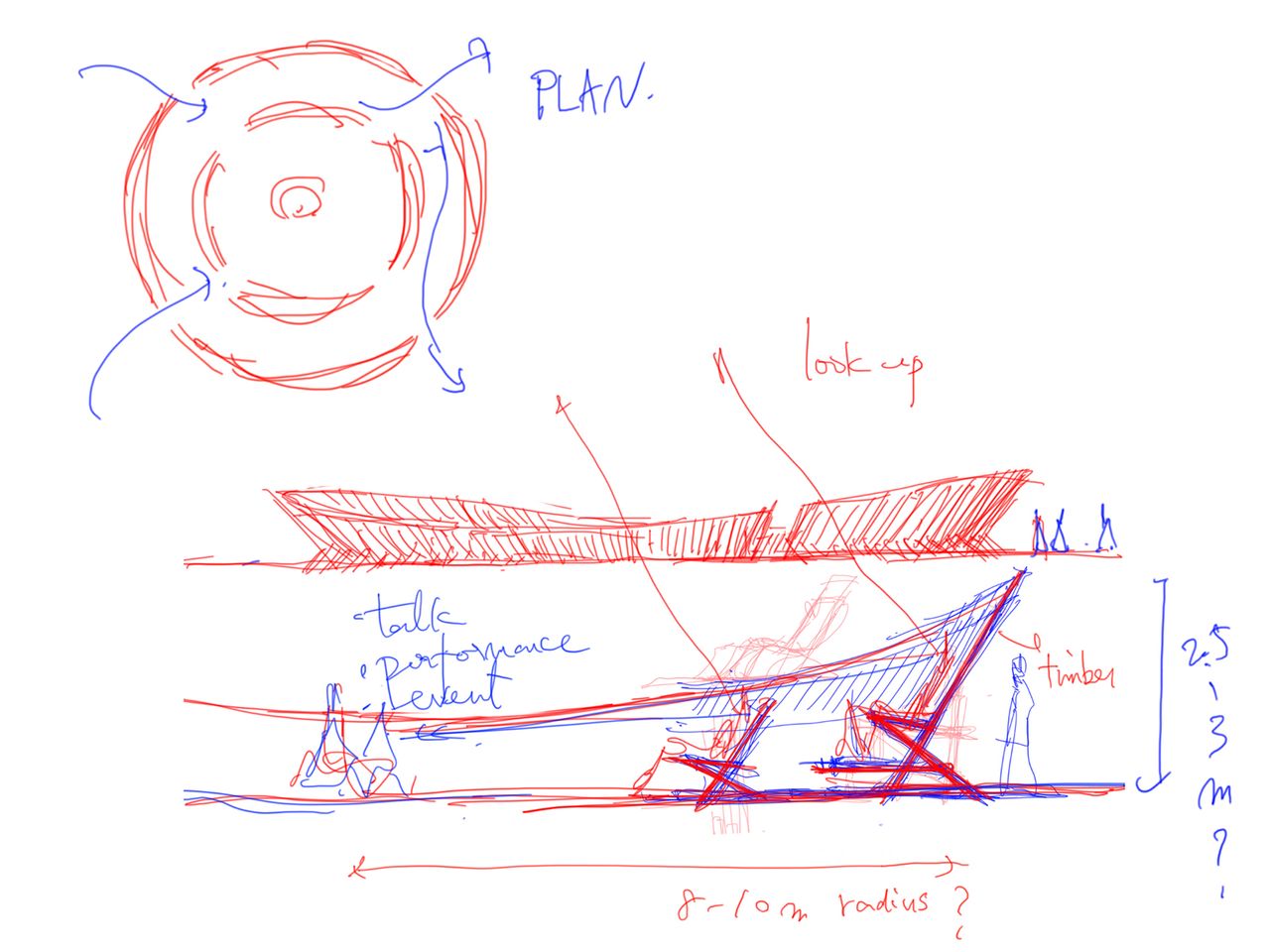 Sou Fujimoto sketch for Salone Del Mobile 2025