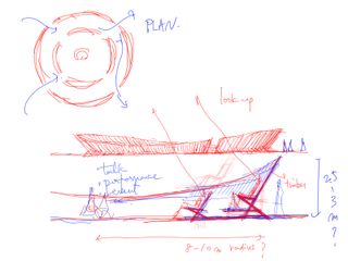 Sou Fujimoto sketch for Salone Del Mobile 2025