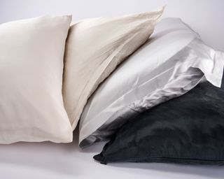 Best silk pillowcase own imagery of pillows stacked
