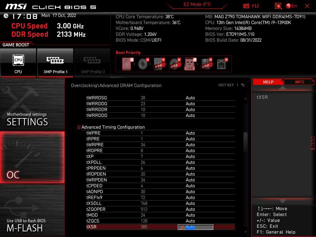 MSI MAG Z790 Tomahawk WIFI