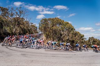 The riders take on stage three of the 2024 Tour Down Under
