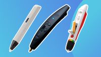 The best 3D pens; three 3D pens, two white and one black