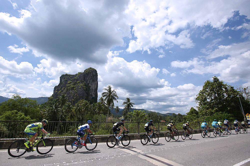 Gorgeous scenery at the Tour de Langkawi