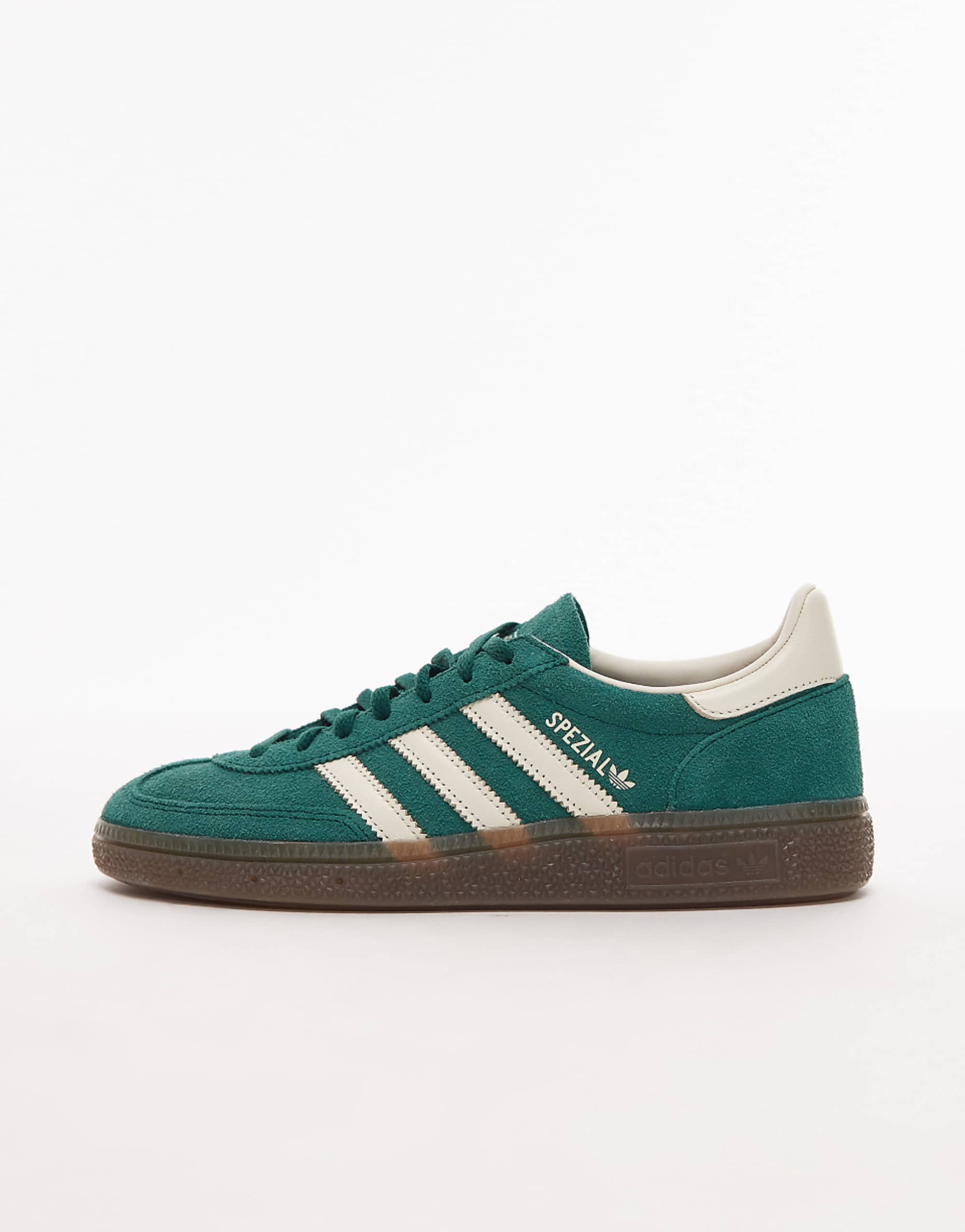 Adidas Originals Handball Spezial Trainers in Dark Green With Gum Sole