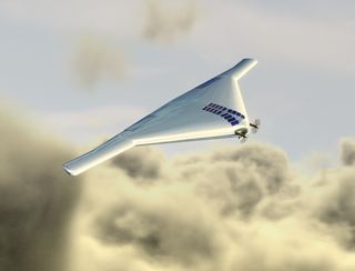The proposed Venus Atmospheric Maneuverable Platform craft would fly like a plane but float like a blimp and could stay aloft in the planet’s cloud layer for up to a year gathering data and samples.