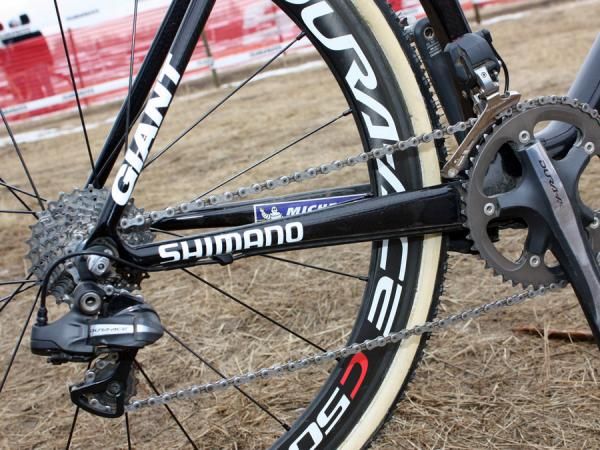 Meaty chain stays contribute to the snappy drivetrain response.