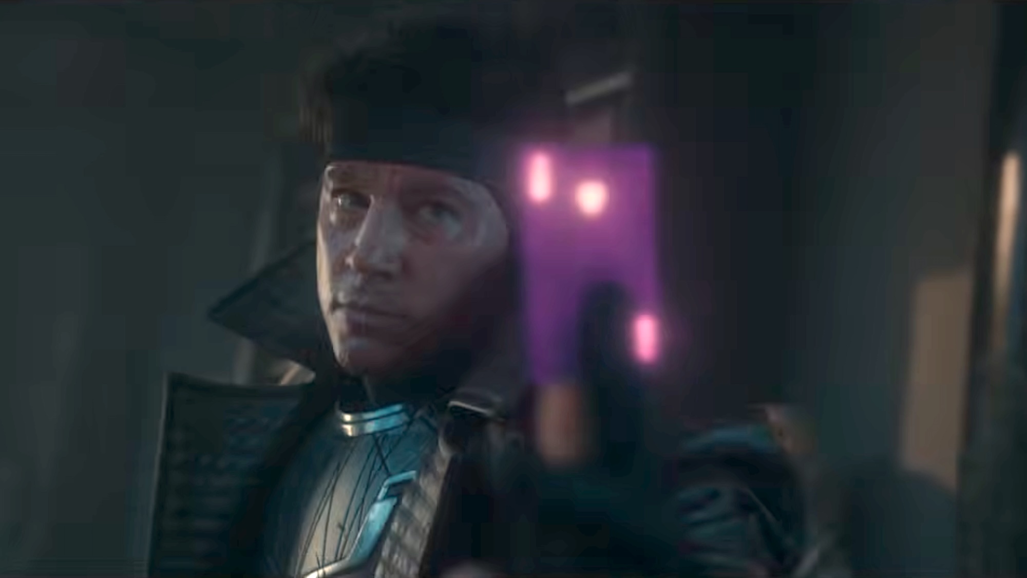Gambit(Channing Tatum) ignites a card in Avengers: Doomsday.