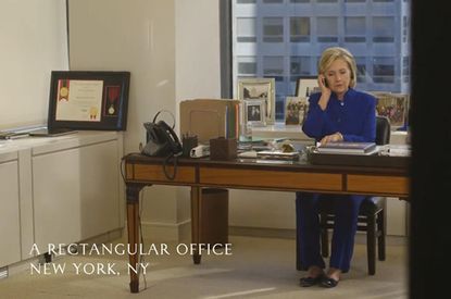 Watch Hillary Clinton and Kevin Spacey plot a birthday present for Bill