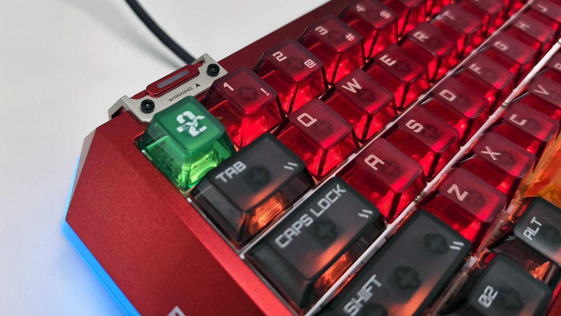 MelGeek x Evangelion Centauri60 'Asuka Edition' keyboard