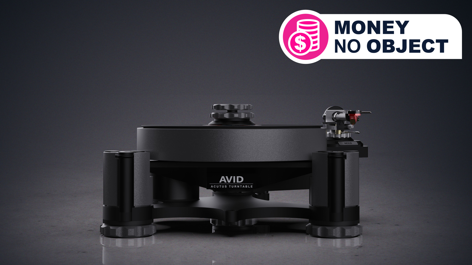 Avid's Acutus Dark Iron turntable alone weighs 10kg – so I know it's pretty serious