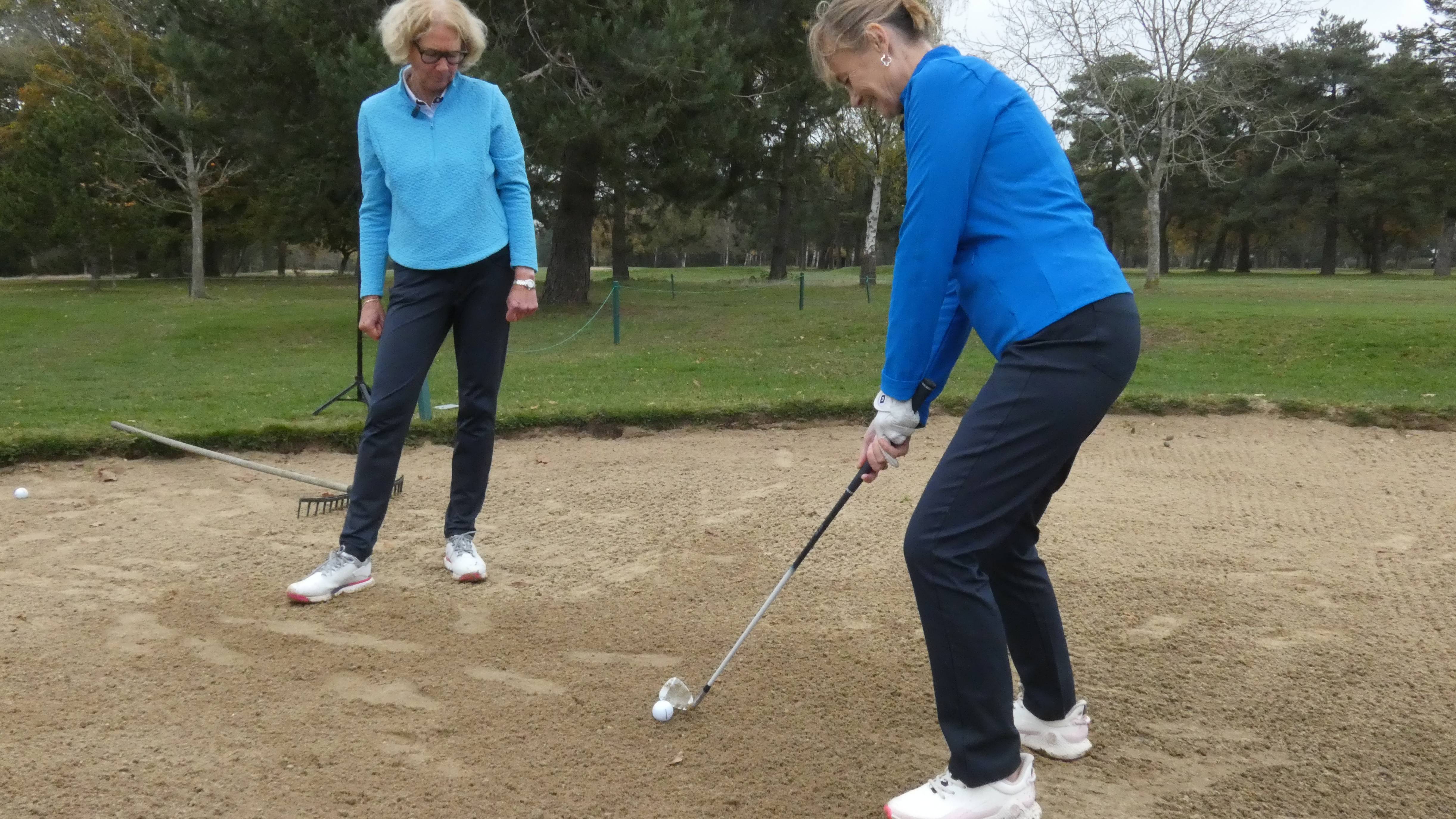 Alison Root bunker lesson