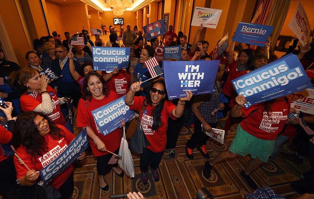 Nevadans at the Democratic caucuses 