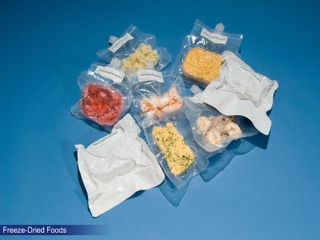 Freeze-Dried Foods for space consumption
