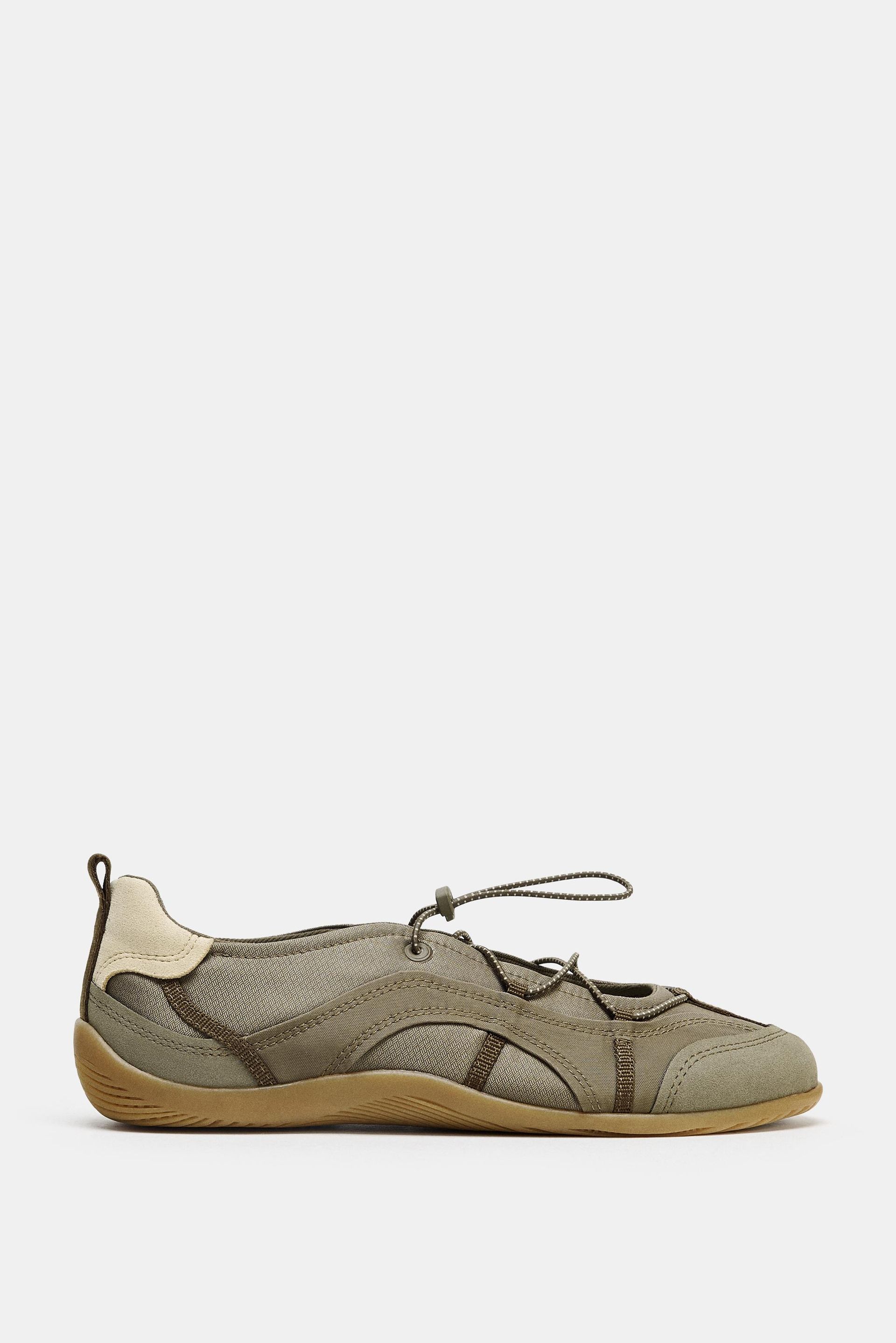Elasticated Sporty Ballerinas