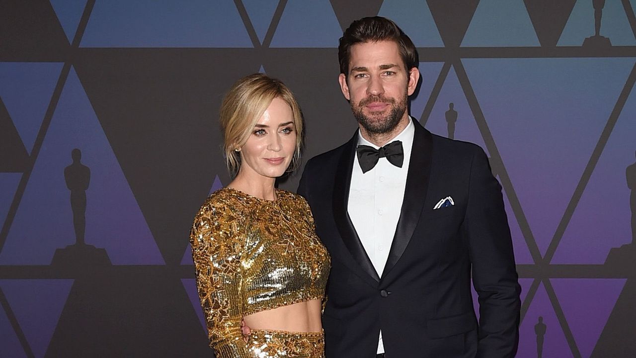 John Krasinski and Emily Blunt