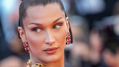 Model Bella Hadid attends the "Tre Piani (Three Floors)" screening during the 74th annual Cannes Film Festival on July 11, 2021 in Cannes, France.