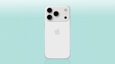 iPhone 17 Pro dummy render on a blue background