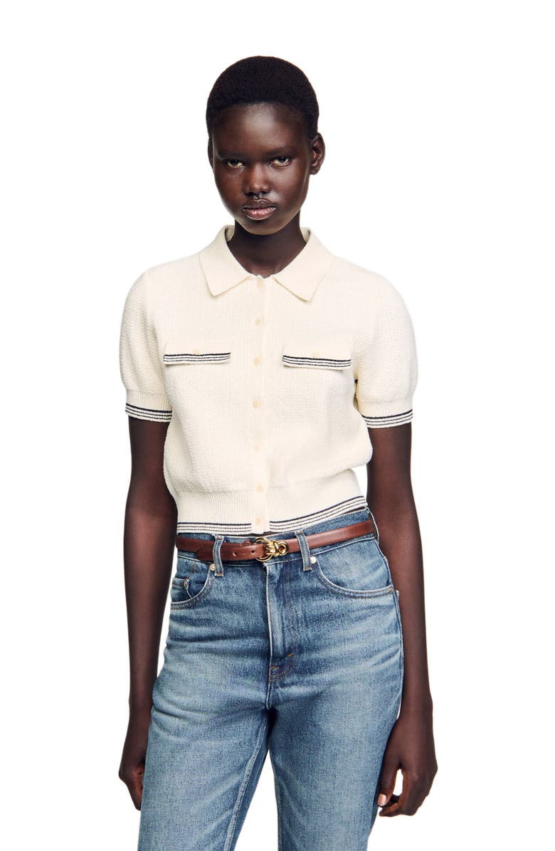 Short-Sleeved Cardigan