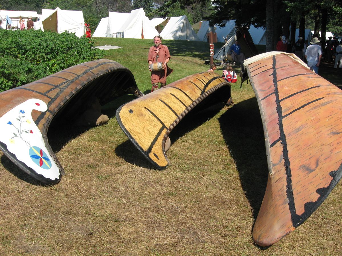 Shown here, a celebration by the National Park Service that celebrates the historic annual gathering of the Ojibwe people.