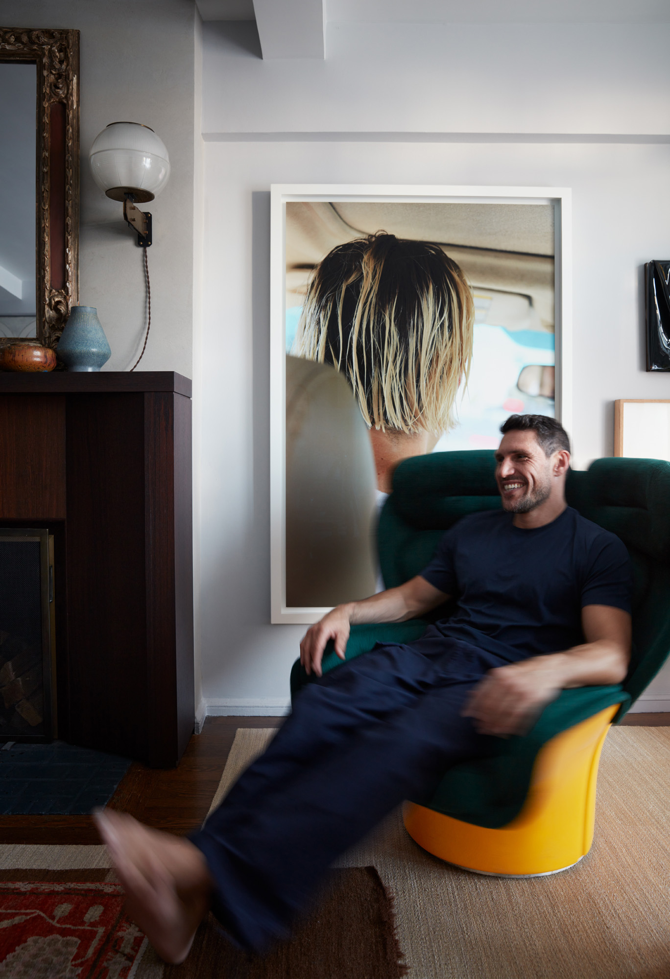 Charlie Ferrer apartment interior, new york