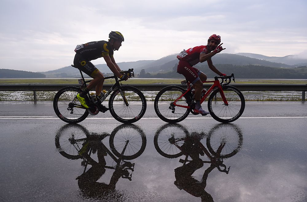 Tiago Machado (Katusha) and Julien Morice (Direct Energie)