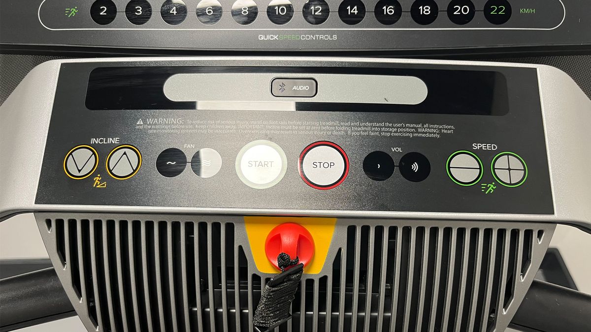 NordicTrack 2950 Commercial reivew: Image of NordicTrack being tested