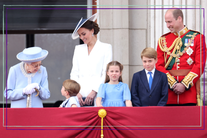 The Queen and her Great Grandchildren