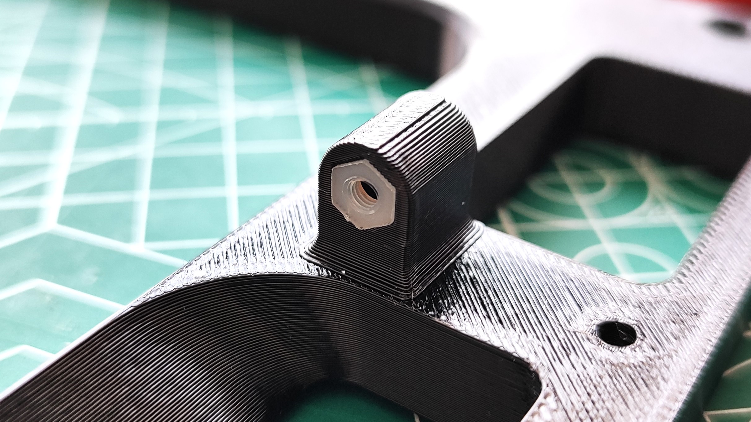 3D printed parts for the PC case
