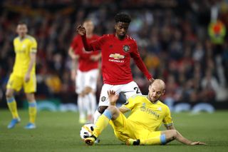 Manchester United’s Angel Gomes