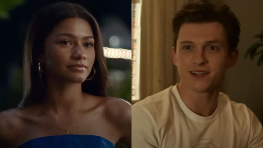 From left to right: Zendaya in Challengers and Tom Holland in Spider-Man: No Way Home. 