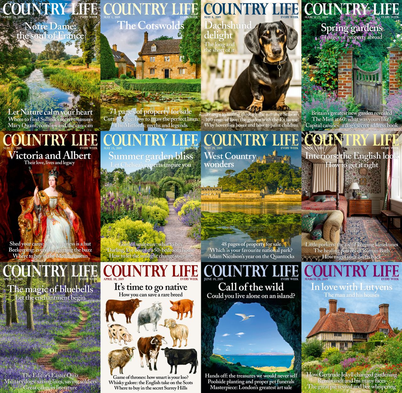 Country Life covers